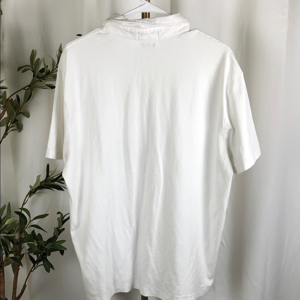 Polo by Ralph Lauren White Polo with Navy Pony Embroidery Sz XL (M1) - Picture 5 of 7